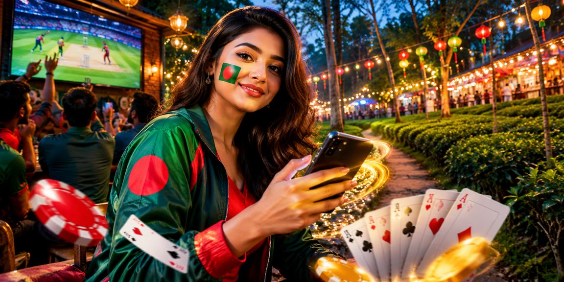 রংপুরে চা বাগানের পাশে ক্রিকেট বেটিং মোবাইলে wr1300